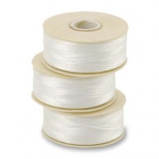 White Nymo Beading Thread, Size B (0.20mm)
