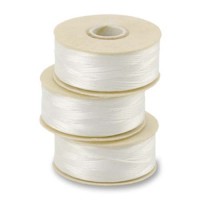White Nymo Beading Thread, Size D 0.30mm...