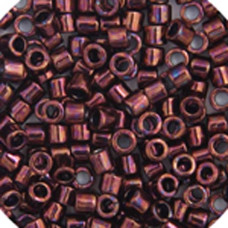 DBS0012 Raspberry Metallic, Colour code 12 Size 15/0 Miyuki Delica Beads, 5.2g approx. DBS0012 Raspberry Metallic, Colour code 12 Size 15/0 Miyuki Delica Beads, 5.2g approx.