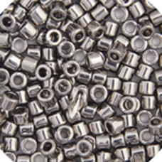 DBS0021 Steel, Colour code 21 Size 15/0 Miyuki Delica Beads, 5.2g approx. DBS0021 Steel, Colour code 21 Size 15/0 Miyuki Delica Beads, 5.2g approx.