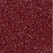 DB1140 Cherry Red Opaque, Size 11/0 Miyuki Delica Beads, 5.2g approx.