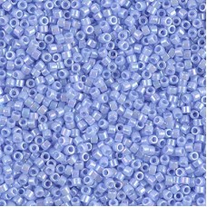 DB1577 Agate Blue Opaque AB, Size 11/0 Miyuki Miyuki Delica Beads, 5.2g approx.