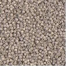 DB1176 Galvanized Matte Ash Grey, Size 11/0 Miyuki Delica Beads, 5.2g approx.