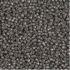 DB1186 Semi-Frosted Graphite, Size 11/0 Miyuki Delica Beads, 5.2g approx.