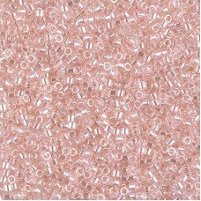 DB1223 Transparent Pink Mist Luster, Size 11/0 Miyuki Delica Beads, 5.2g approx.