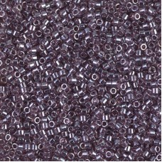 DB1224 Transparent Mauve Luster, Size 11/0 Miyuki Delica Beads, 5.2g approx.