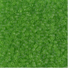 DB1266 Matte Transparent Lime, Size 11/0 Miyuki Delica Beads, 5.2g approx.