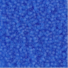 DB1270 Matte Transparent Azure, Size 11/0 Miyuki Delica Beads, 5.2g approx.