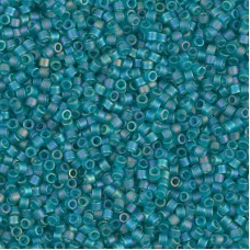 DB1283 Matte Transparent Caribbean Teal AB, Size 11/0 Miyuki Delica Beads, 5.2g ...