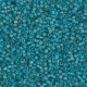 DB1283 Matte Transparent Caribbean Teal AB, Size 11/0 Miyuki Delica Beads, 5.2g approx.