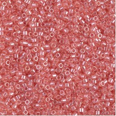 DB1481 Transparent Salmon Luster, Size 11/0 Miyuki Delica Beads, 5.2g approx.
