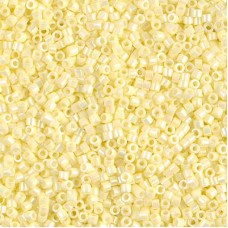 DB1501 Opaque Pale Yellow AB, Size 11/0 Miyuki Delica Beads, 5.2g approx. *Being...