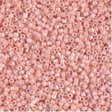 DB1503 Opaque Light Salmon AB, Size 11/0 Miyuki Delica Beads, 5.2g approx. *Bein...