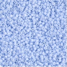 DB1517 Matted Opaque Light Sky Blue, Size 11/0 Miyuki Delica Beads, 5.2g approx.