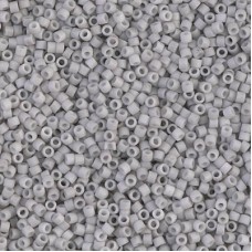 DB1518 Matted Opaque Light Smoke Blue, Size 11/0 Miyuki Delica Beads, 5.2g appro...