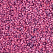 DB2048 Luminous Pink Taffy, Size 11/0 Miyuki Delica Beads, 5.2g approx.