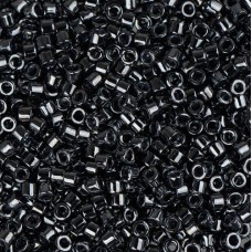 DB0001 Gunmetal, Size 11/0 Miyuki Delica Beads, 5.2g approx.