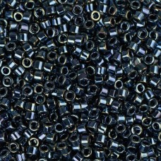 DB0006 Gunmetal Iris, Size 11/0 Miyuki Delica Beads, 5.2g approx.