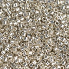 DB0035 Silver Galvanized, Size 11/0 Miyuki Delica Beads, 50gm bag