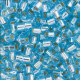 DBS0044 Aqua Silver Lined, Colour code 44 Size 15/0 Miyuki Delica Beads, 5.2g approx. DBS0044 Aqua Silver Lined, Colour code 44 Size 15/0 Miyuki Delica Beads, 5.2g approx.