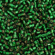 DBS0046 Light Green Silver Lined, Colour code 46 Size 15/0 Miyuki Delica Beads, 5.2g approx.