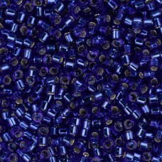 DBM0047 Silver Lined Sapphire 10/0  Miyuki Delica Beads beads - colour 47, 5.2gm