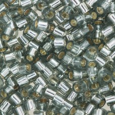 DBM0048 Silver Lined Grey 10/0  Miyuki Delica Beads beads - colour 48, 5.2gm bag