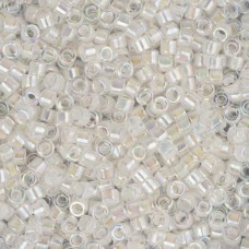 DBM0052  Miyuki Delica Beads beads - Size 10/0 Off White AB - 5.2grms