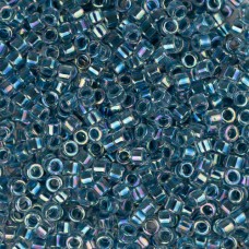 DB0058 Light Blue Lined-Dyed, Size 11/0 Miyuki Delica Beads, 5.2g approx.