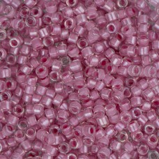 DB0072 Pale Lilac AB Lined-Dyed, Size 11/0 Miyuki Delica Beads, 5.2g approx.