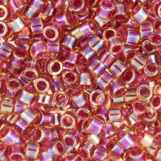 DB0088 Topaz AB Lined-Dyed, Size 11/0 Miyuki Delica Beads, 5.2g approx. 