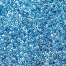 DB0113 Blue Transparent Glazed Luster, Size 11/0 Miyuki Delica Beads, 5.2g appro...