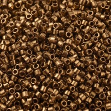 DB0115 Light Topaz Gold Luster, Size 11/0 Miyuki Delica Beads, 5.2g approx.