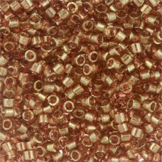 DBL0121 Dark Topaz Gold Luster size 8/0 Miyuki Delica Beads, Colour 0121, 5.2g a...
