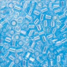DBL0176 Transparent Aqua AB size 8/0 Miyuki Delica Beads, Colour 0176, 5.2g appr...