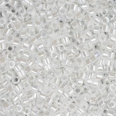 DBM0201 White Pearl Opaque Luster, Size 10/0  Miyuki Delica Beads, Colour code -...