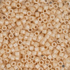 DBL0204 Antique Beige Ceylon Size 8/0 Miyuki Delica Beads, Colour Code 0204, 5.2...