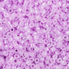 DB0248 Lined Crystal Pale Lilac, Size 11/0 Miyuki Delica Beads, 5.2g approx.