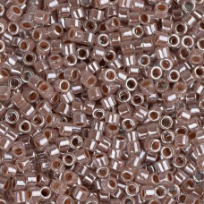 DB0256 Crystal Taupe Ceylon Lined-Dyed, Size 11/0 Miyuki Delica Beads, 5.2g appr...