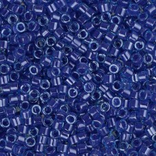 DB0285 Aqua Sapphire Lined-Dyed, Size 11/0 Miyuki Delica Beads, 5.2g approx.