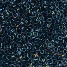 DBM0286 Aqua Grey Lined-Dyed, Size 10/0  Miyuki Delica Beads, Colour 286 - Appro...