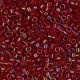 DB0295 Red Lined-Dyed, Size 11/0 Miyuki Delica Beads, 5.2g approx. DB0295 Red Lined-Dyed, Size 11/0 Miyuki Delica Beads, 5.2g approx.