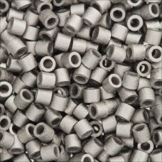 DBM0321 Silver Matte Metallic, Size 10/0  Miyuki Delica Beads, Colour 321 - Appr...