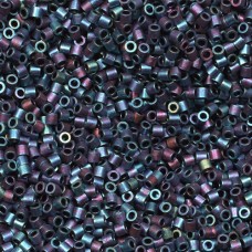 DBL0325 Matte Metallic Blue Iris size 8/0 Miyuki Delica Beads, Colour 0325, 5.2g...