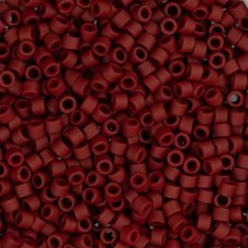 DB0378 Dark Red Maroon Metallic Matte Luster, Size 11/0 Miyuki Delica Beads, 5.2...