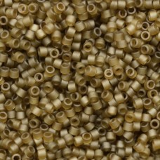 DB0384 Matte Transparent Smokey Quartz, Size 11/0 Miyuki Delica Beads, 5.2g appr...