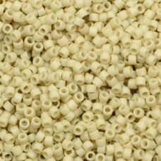 DB0388 Matte Opaque Bone Luster, Size 11/0 Miyuki Delica Beads, 5.2g approx.