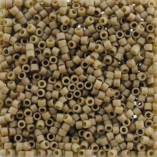 DB0390 Dark Green Khaki Opaque Matte Glazed Luster, Size 11/0 Miyuki Delica Bead...