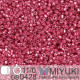 DB0428 Light Cranberry Red Opaque Galvanized-Dyed, Size 11/0 Miyuki Delica Beads, 5.2g approx.