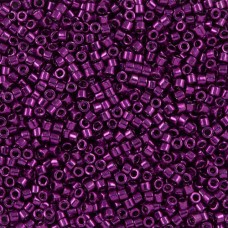 DB0463 Galvanised Dark Fuchsia Dyed, Size 11/0 Miyuki Delica Beads, 5.2g approx.